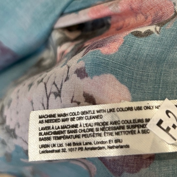 Anthropologie Floral Square Neck Midi Dress NWT - Picture 6 of 7